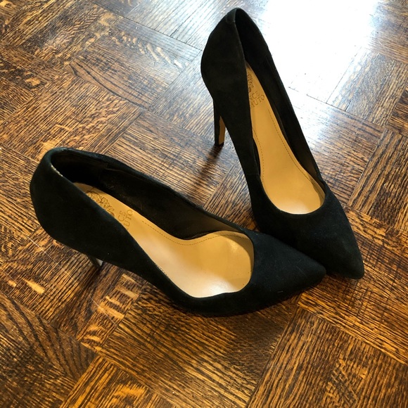 Vince Camuto black suede heels - 6.5 US - Picture 5 of 8